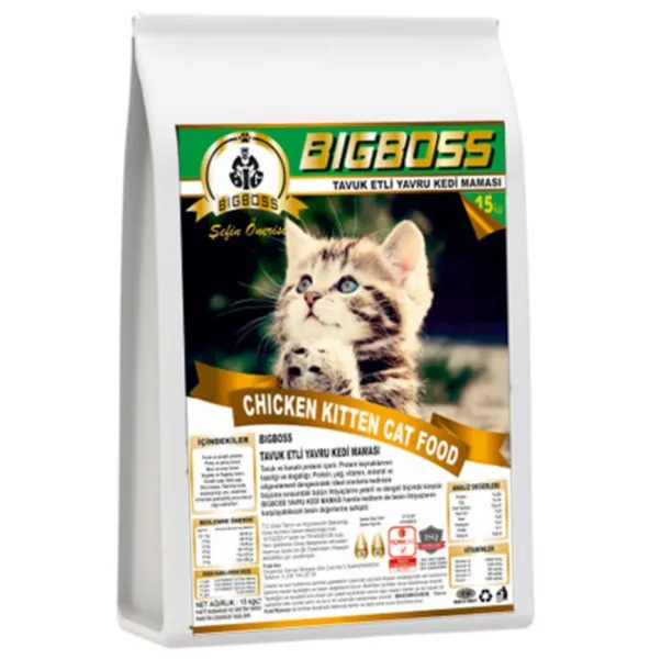 Big Boss Kitten Tavuklu 15 kg Kedi Maması