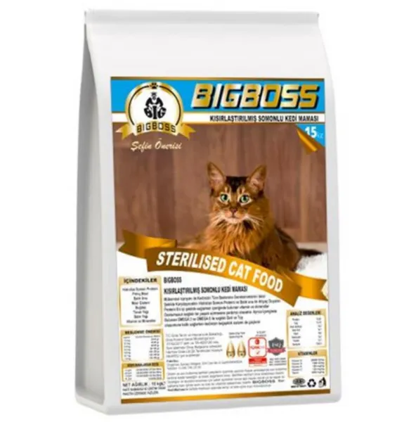 Big Boss Sterilised Somonlu 15 kg Kedi Maması