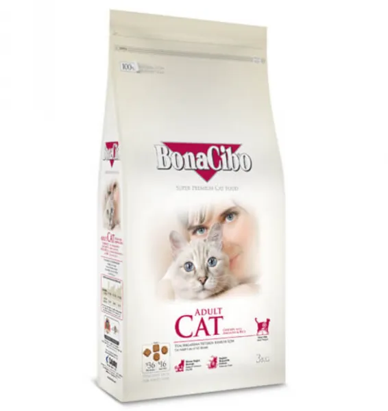 BonaCibo Adult Tavuklu 5 kg Kedi Maması