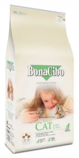 Bonacibo	Adult Kuzu Etli Ve Pirinçli 2 kg Kedi Maması