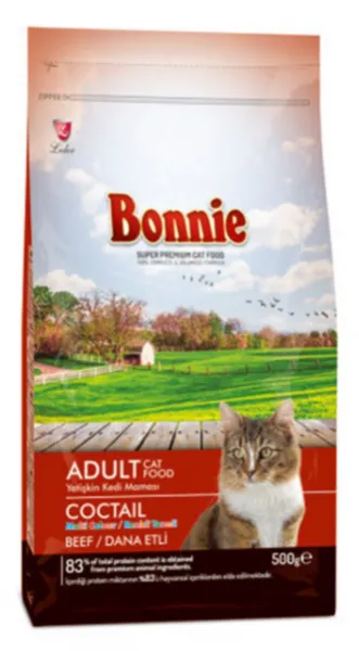 Bonnie Dana Etli 500 gr Kedi Maması