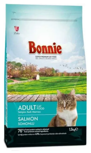 Bonnie Somonlu Yetişkin 1.5 kg Kedi Maması