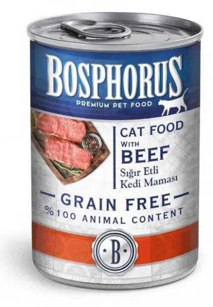 Bosphorus Tahılsız Sığır Etli 415 gr Kedi Maması