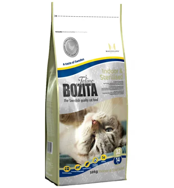 Bozita Feline Indoor Sterilised Tavuklu 10 kg Kedi Maması