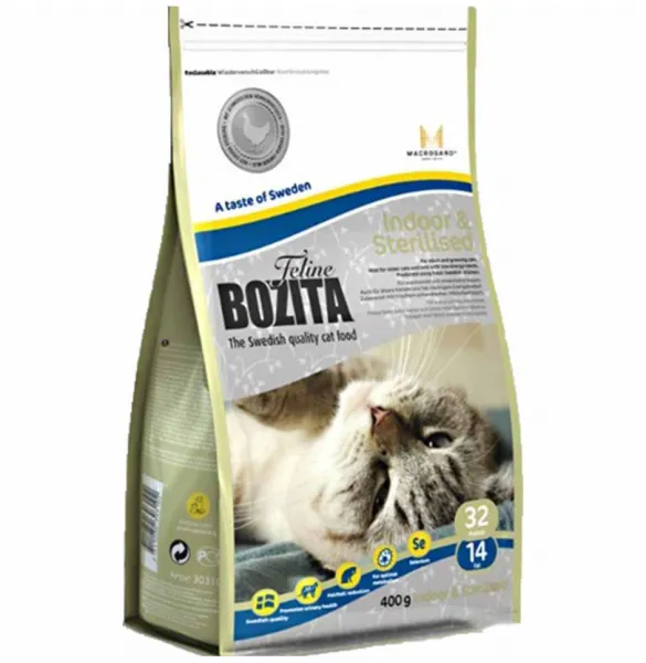 Bozita Feline Indoor Sterilised Tavuklu 400 gr Kedi Maması