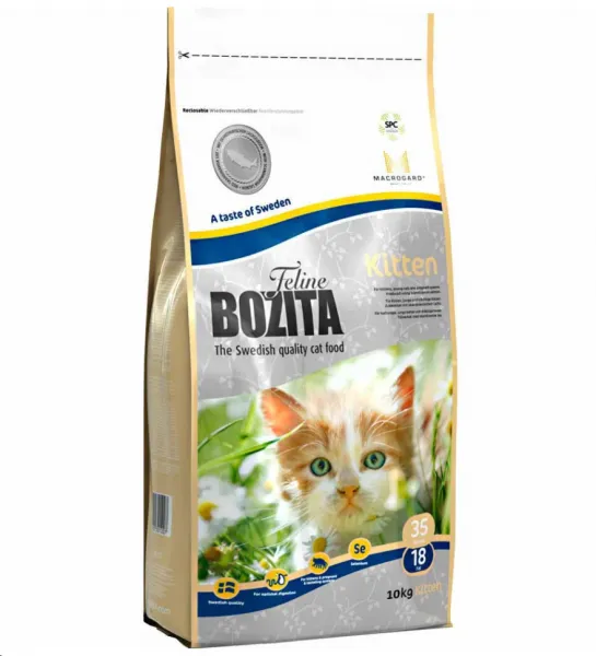 Bozita Feline Kitten Tavuk ve İskandinav Somonlu 10 kg Kedi Maması