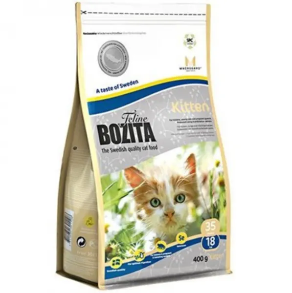 Bozita Feline Kitten Tavuk ve İskandinav Somonlu 400 gr Kedi Maması