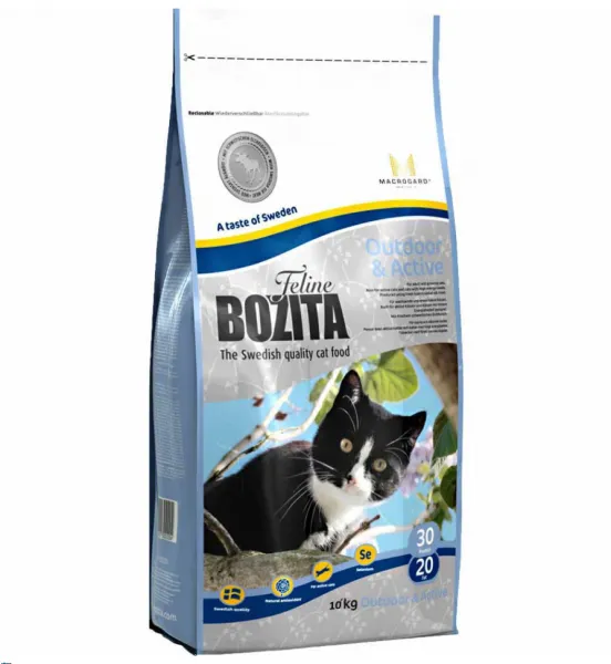 Bozita Feline Outdoor&Active Tavuk ve Geyik Etli 10 kg Kedi Maması