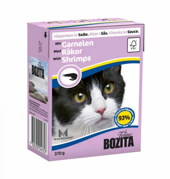 Bozita Tetra Karidesli ve Soslu 370 gr Kedi Maması