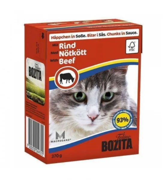 Bozita Tetra Sığır Etli ve Soslu 370 gr Kedi Maması