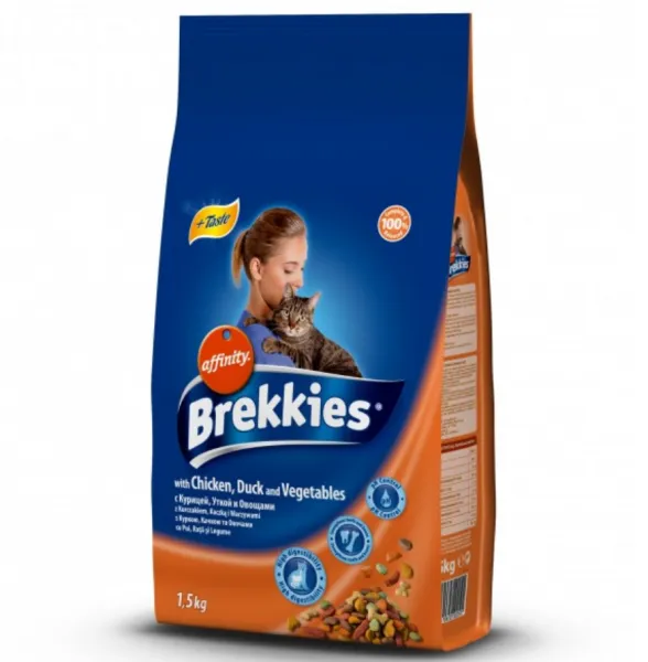 Brekkies Excel Mix Chicken 1.5 kg Kedi Maması