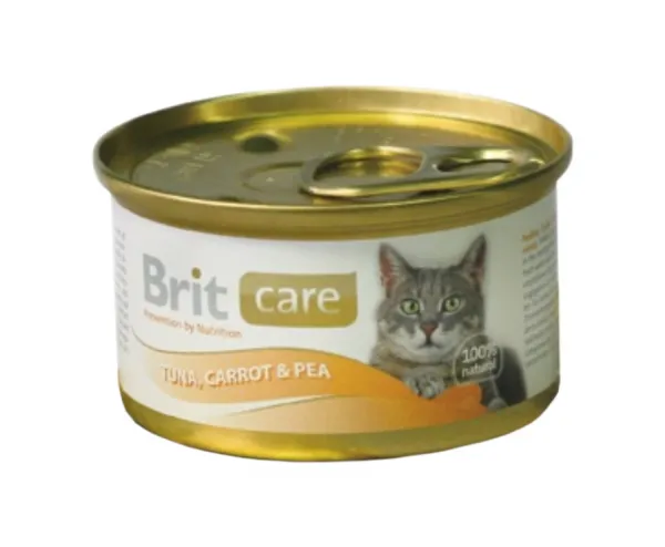 Brit Care Balık ve Havuç 80 gr Kedi Maması