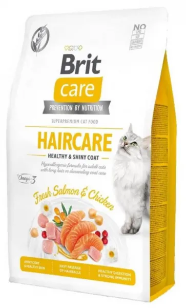 Brit Care Tahılsız Haircare Tavuklu Somonlu 2 kg Kedi Maması
