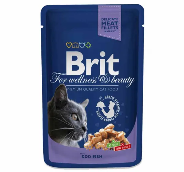 Brit Premium Pouch Morina Balıklı 100 gr Kedi Maması