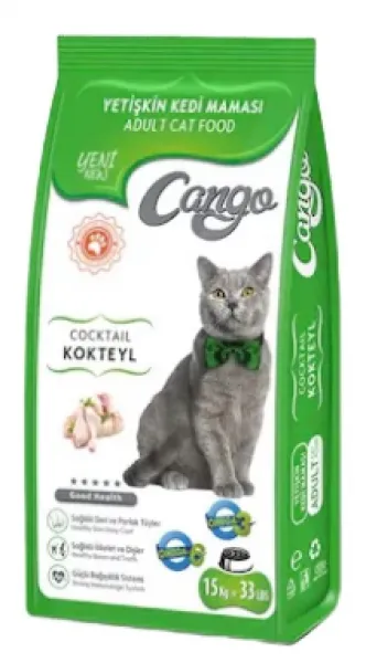 Cango Kokteyl Yetişkin 15 kg Kedi Maması