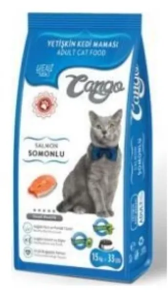 Cango Somonlu Yetişkin 15 kg Kedi Maması