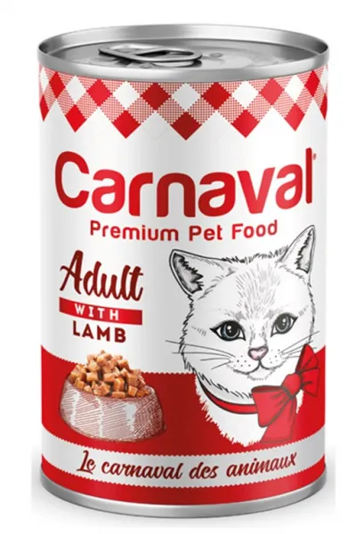 Carnaval Premium Cat Kuzu Etli Yetişkin 400 gr Kedi Maması