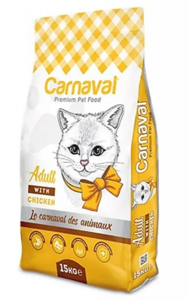 Carnaval Premium Cat Tavuk Etli Yetişkin 15 kg Kedi Maması