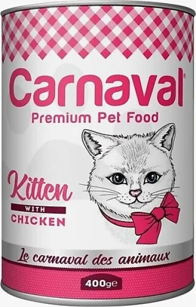 Carnaval Premium Cat Tavuklu Yavru 400 gr Kedi Maması