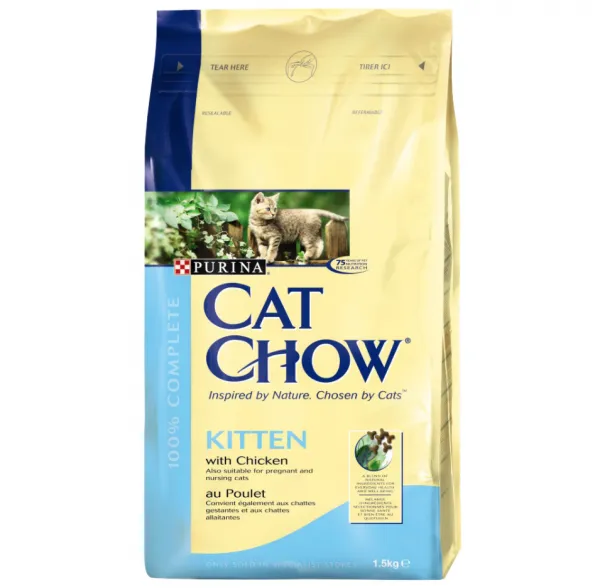 Cat Chow Kitten Tavuklu 15 kg Kedi Maması