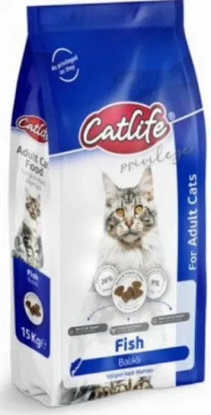 Catlife Balıklı Yetişkin 15 kg Kedi Maması