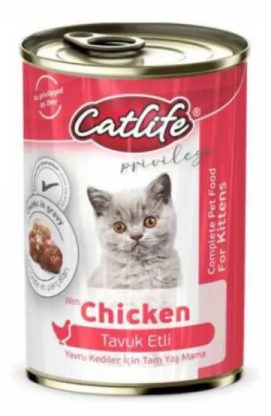 Catlife Tavuk Etli Yavru 400 gr Kedi Maması