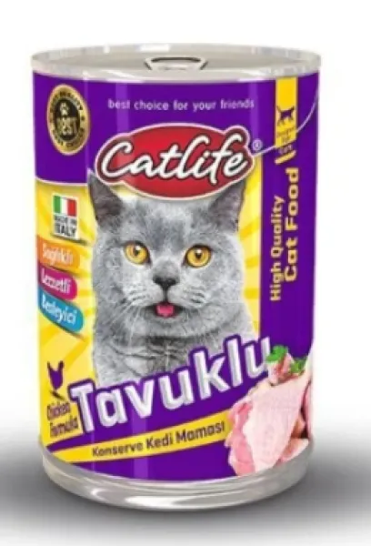 Catlife Tavuklu Yetişkin 415 gr Kedi Maması