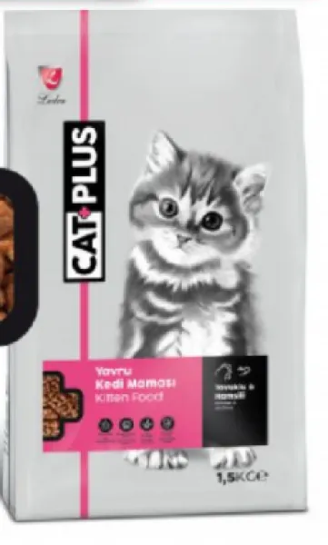 CatPlus Tavuklu Hamsili Yavru 1.5 kg Kedi Maması