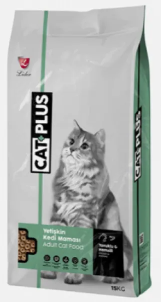 CatPlus Tavuklu Hamsili Yetişkin 15 kg Kedi Maması