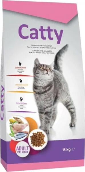 Catty Adult Tavuklu 15 kg Kedi Maması