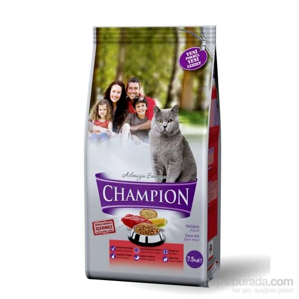 Champion Dana Etli Yetişkin 7.5 kg 7500 gr Kedi Maması