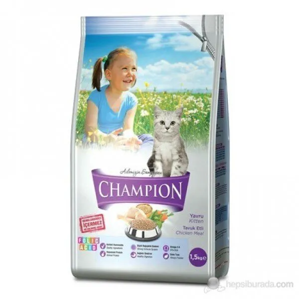 Champion Tavuk Etli Yavru 1.5 kg Kedi Maması