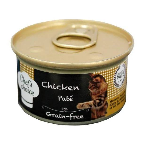 Chef's Choice Pate Tavuk Eti Ezme Tahılsız 85 gr Kedi Maması