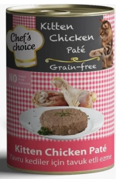 Chef's Choice Tavuk Etli Ezme Yavru 400 gr Kedi Maması