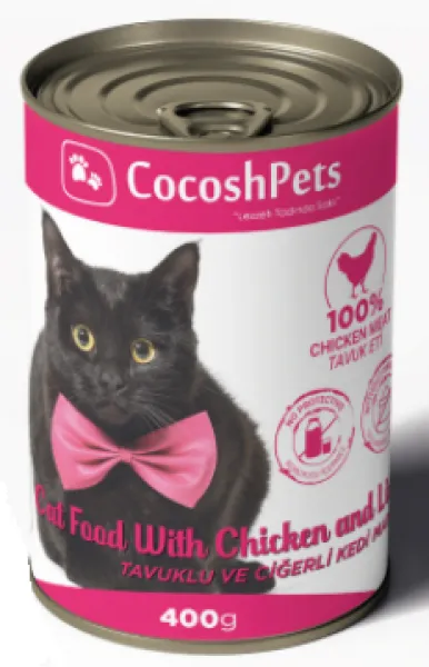 Cocoshpets Tavuklu Ciğerli 400 gr Kedi Maması