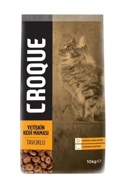 Croque Premium Adult Tavuklu 10 kg Kedi Maması