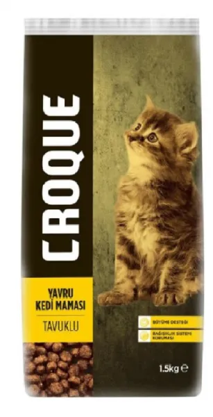 Croque Yavru Tavuklu 1.5 kg Kedi Maması
