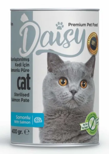 Daisy Pate Somonlu Ezme Steril 400 gr Kedi Maması