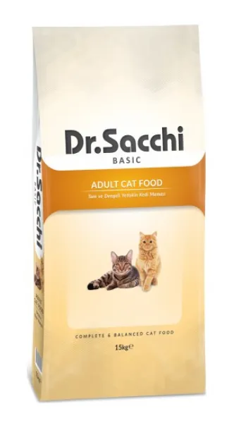 Dr.Sacchi Basic Chicken Yetişkin 15 kg Kedi Maması