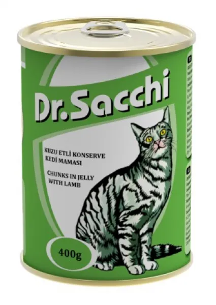 Dr.Sacchi Kuzu etli 400 gr Kedi Maması