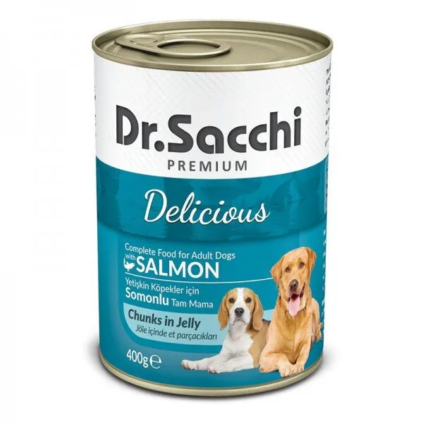 Dr.Sacchi Somonlu Yetişkin 400 gr Kedi Maması