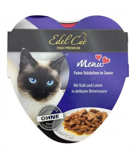 Edel Cat Kuzu Ve Dana Etli 85 gr Kedi Maması