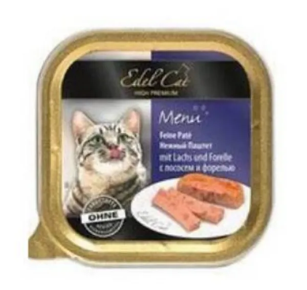 Edel Cat Somon Balıklı Pate 100 gr Kedi Maması