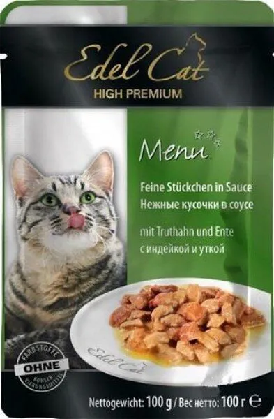 Edel Cat Somon ve Dil Balıklı 100 gr Kedi Maması