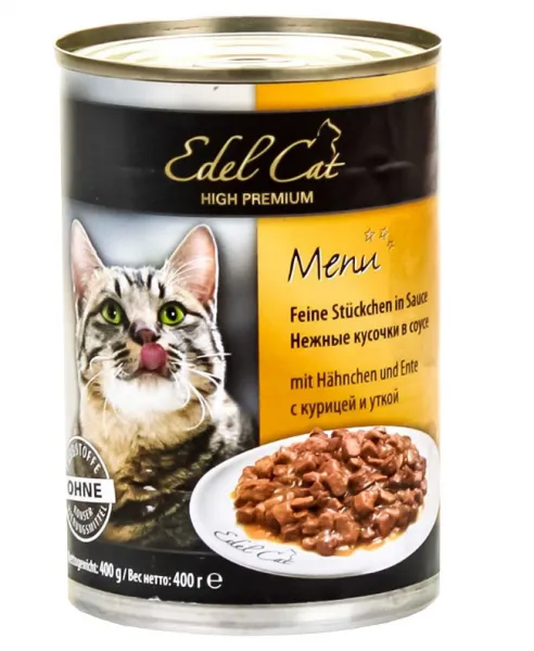 Edel Cat Tavuk ve Ördekli Yetişkin 400 gr Kedi Maması