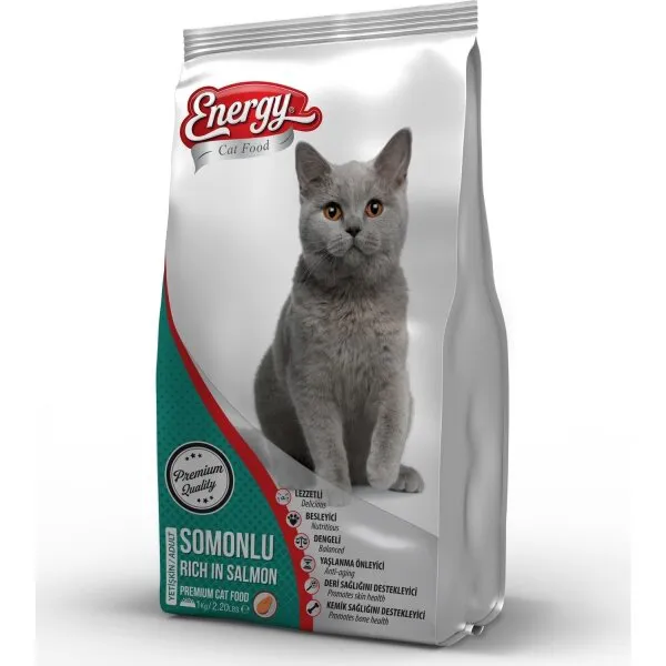 Energy Cat Food Somonlu Yetişkin 500 gr Kedi Maması