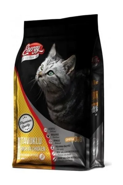 Energy Cat Food Tavuklu Yetişkin 500 gr Kedi Maması