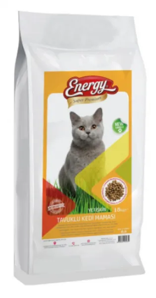 Energy Tavuklu Yetişkin 15 kg Kedi Maması