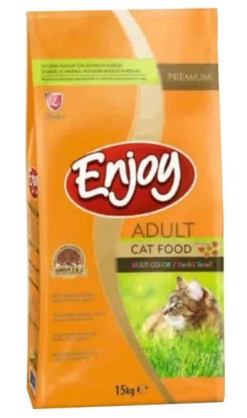 Enjoy Multicolor Renkli Gurme 15 kg Kedi Maması