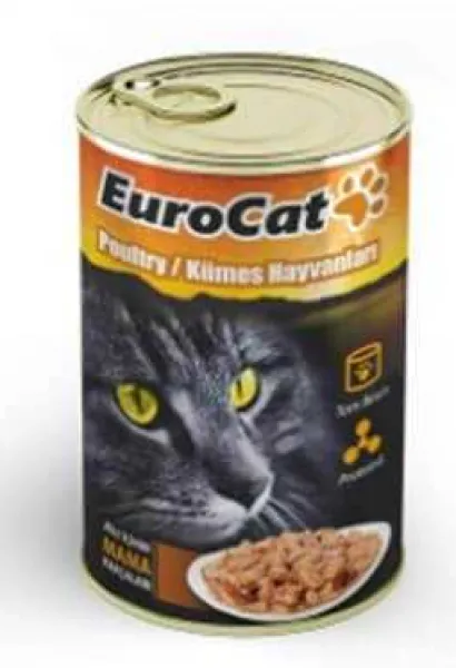 Eurocat Kümes Hayvanlı Yetişkin 415 gr Kedi Maması